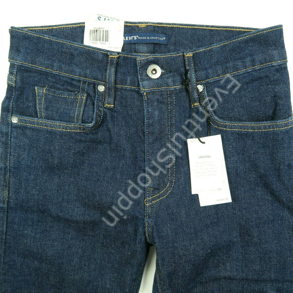 Levis Made & Crafted Cigarette Slim Selvedge Jeans - Picture 2 of 5